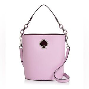 Kate Spade Leather Bucket Bag -the handle detail is super cute-